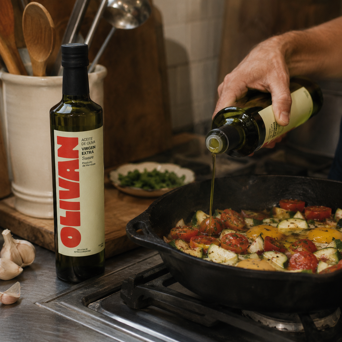 Aceite de Olivan ~ Vidrio 500ml